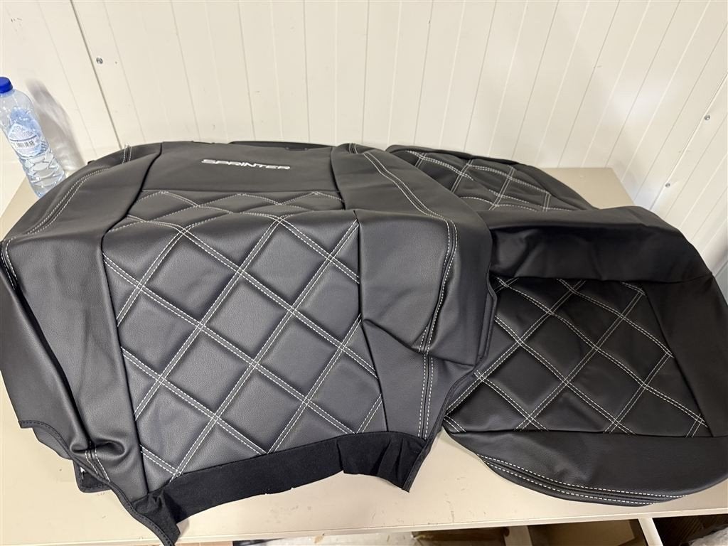 Mercedes Sprinter voorstoelhoezen zwart, Ophalen of Verzenden, Nieuw