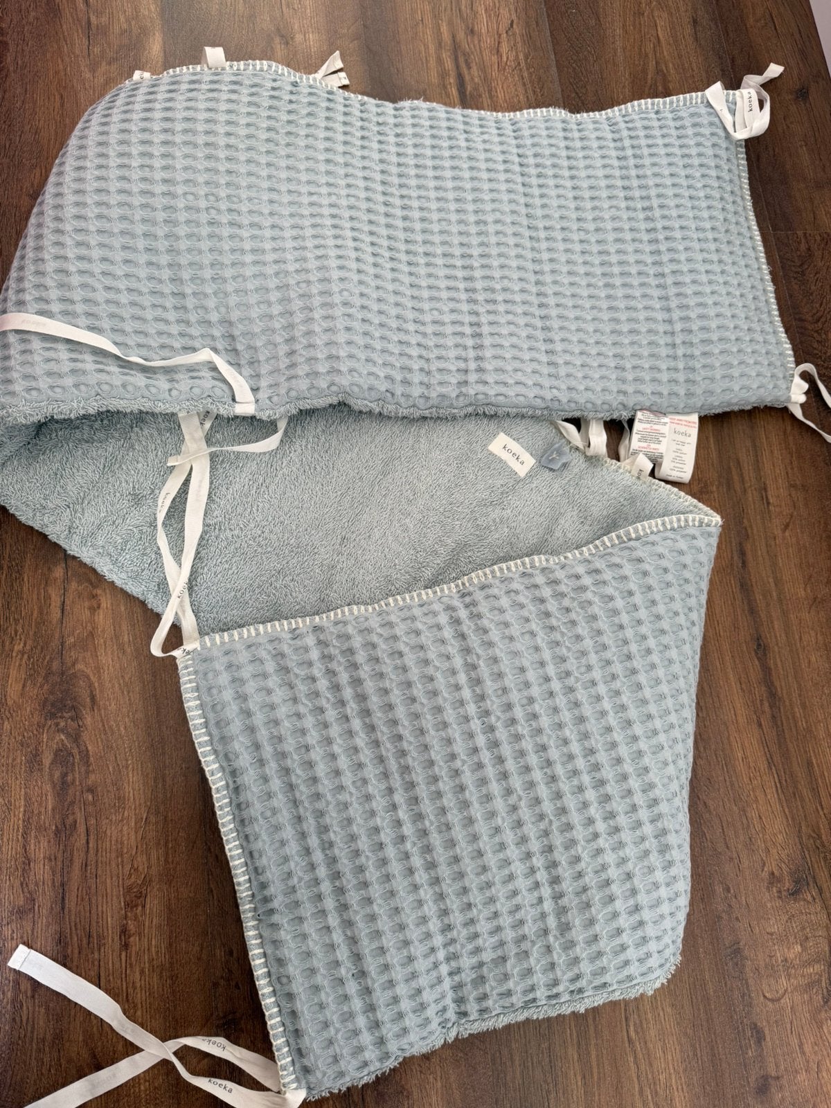 KOEKA bedomrander dubbelzijdig-babyblue, Ophalen, Dubbelzijdig, Koeka, Zo goed als nieuw