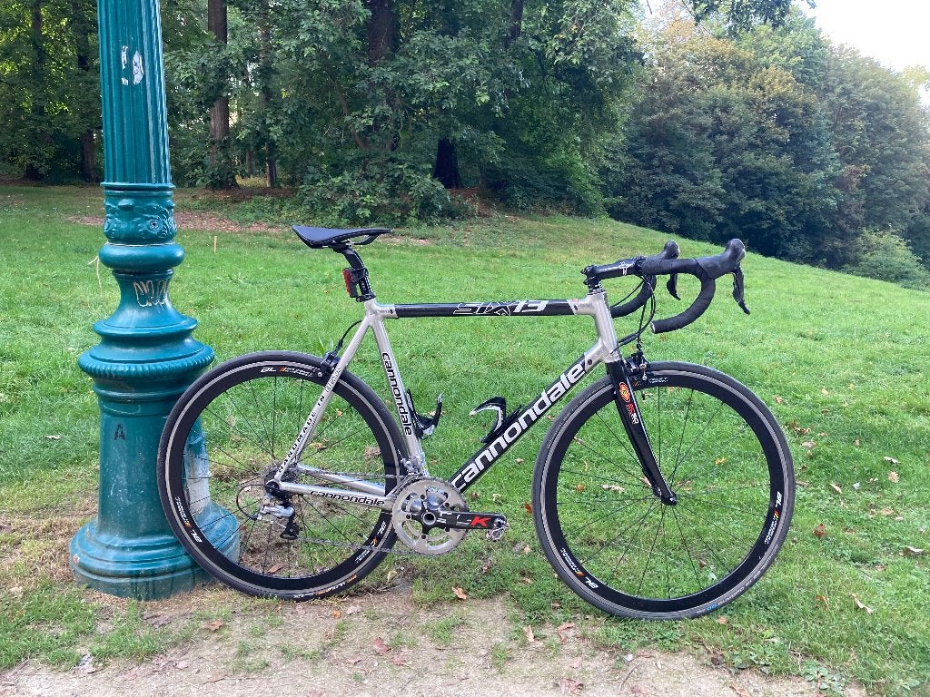 Vélo route cannondale taille 56, Vélos & Vélomoteurs, Autres marques, 10 à 15 vitesses, Frein sur jante, Enlèvement
