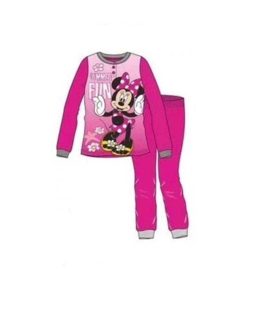 Minnie Mouse Pyjama Fuchsia - Maat 128 - Katoen, Enfants & Bébés, Vêtements enfant | Taille 128, Enlèvement ou Envoi, Vêtements de nuit ou Sous-vêtements