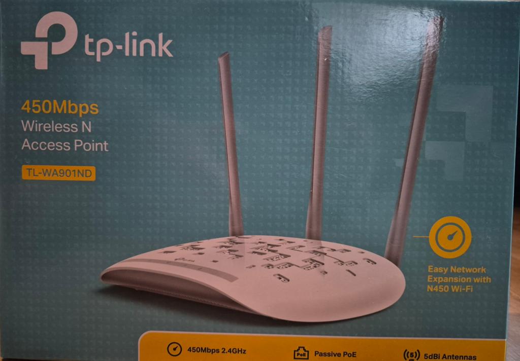 TP-link TL-WA901ND/450Mbps Wireless N access point, Computers en Software, Ophalen of Verzenden