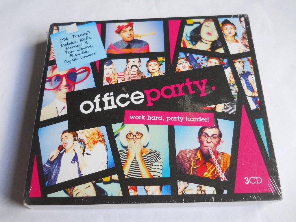 3 CD S - OFFICE PARTY, Ophalen of Verzenden, Dance en House, Nieuw in verpakking, Eerste persing