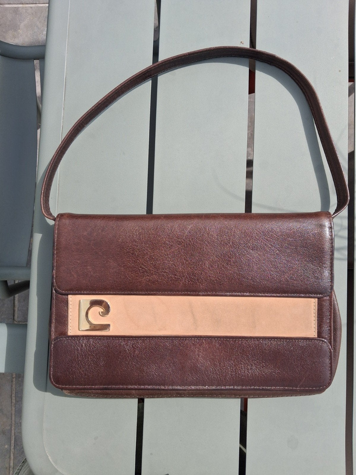 sac Pierre Cardin vintage,années 70 80, Enlèvement ou Envoi, Utilisé, Brun, Sac à bandoulière