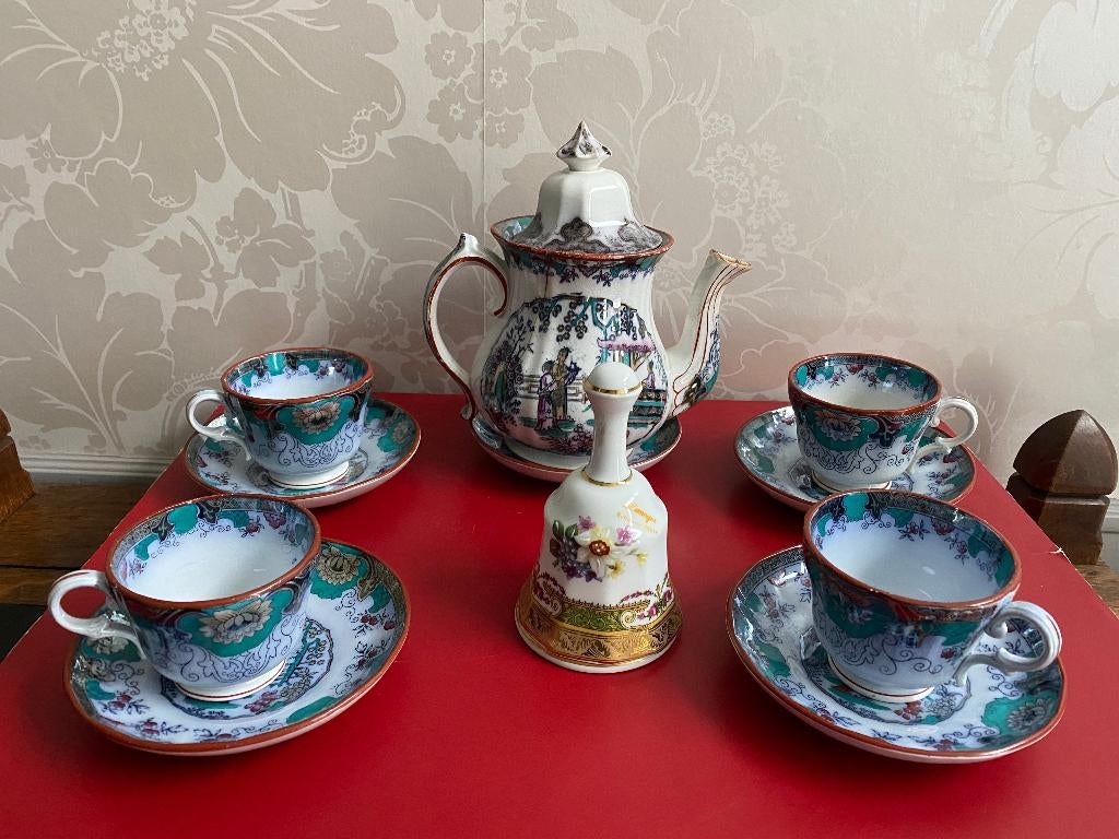 Boch Frères CANTON" 1860 - 19e Eeuws theeservies, Ophalen of Verzenden