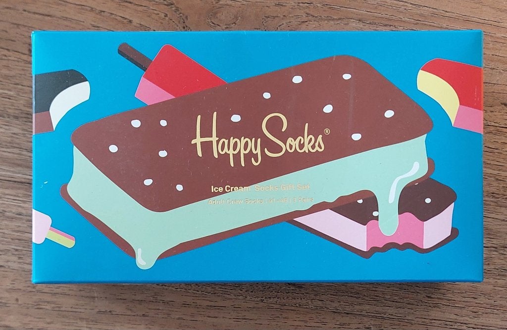 2 x Happy Socks Ice Cream Gift Set (3 pack) - maat 41-46, Vêtements | Hommes, Chaussettes & Bas, Enlèvement ou Envoi, Neuf, Taille 43 à 46