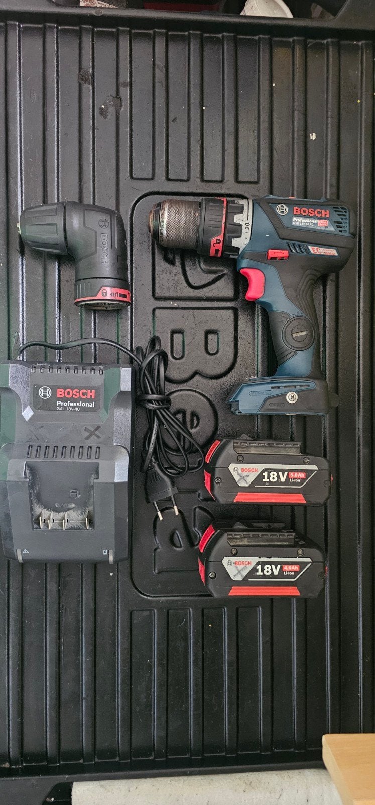 Bosch 18v GSR 18V-60FC avec tête inclinée, Enlèvement, Utilisé