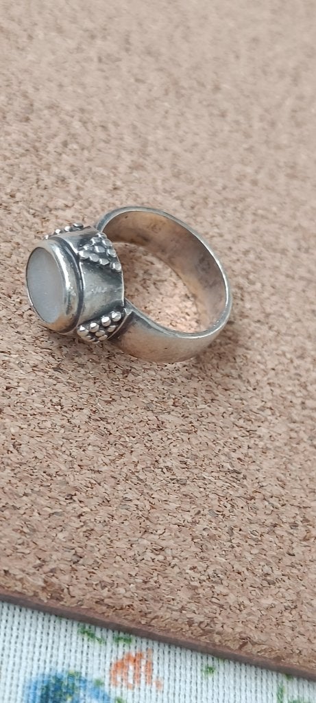 Zilveren ringen, Bijoux, Sacs & Beauté, Bagues, Enlèvement ou Envoi, Argent, Argent