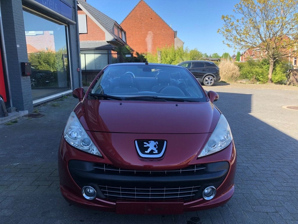 Peugeot 207 CC – 1.6Benzine Bj 2008 80000km Direct Rijklaar, Auto's, Peugeot, Zwart, 1600 cc, Leder, Bedrijf