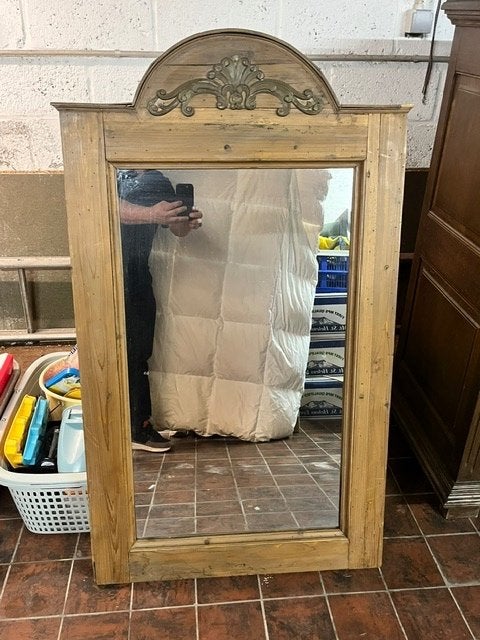 Spiegel, Ophalen, Gebruikt, 100 tot 150 cm, Rechthoekig