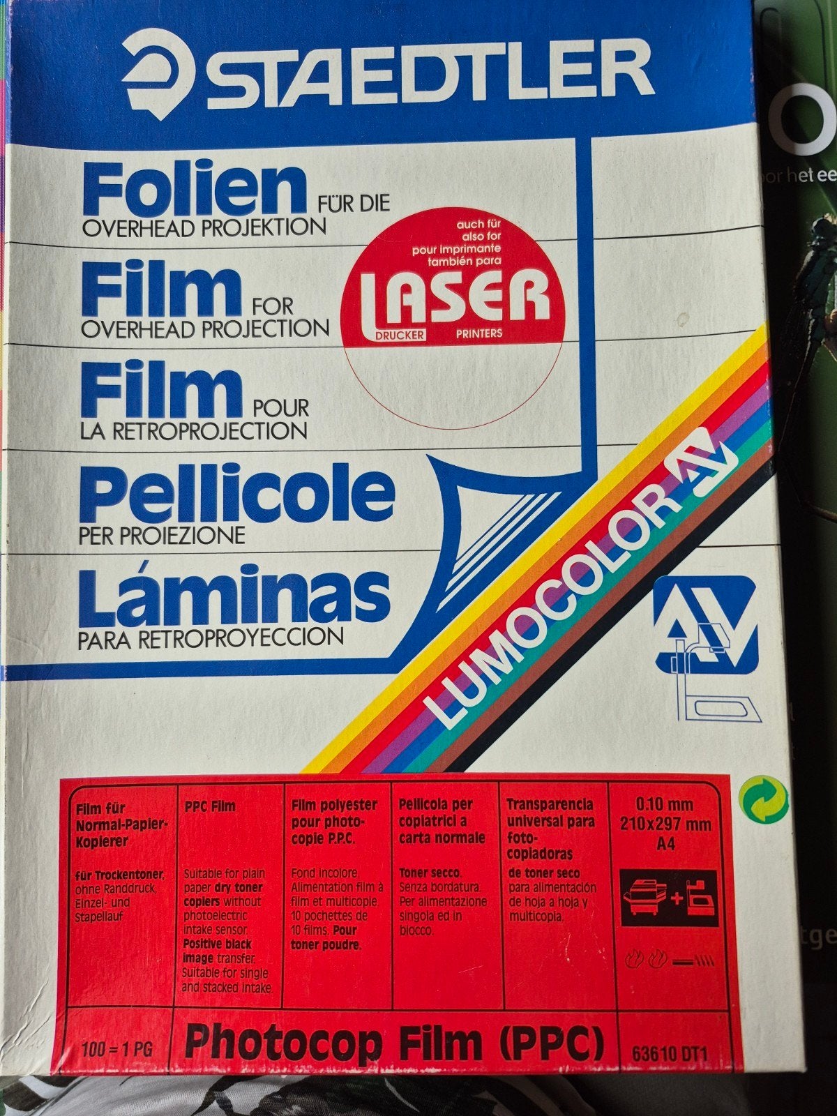 Folie (slides) voor overhead projector, Diversen, Schoolbenodigdheden, Ophalen