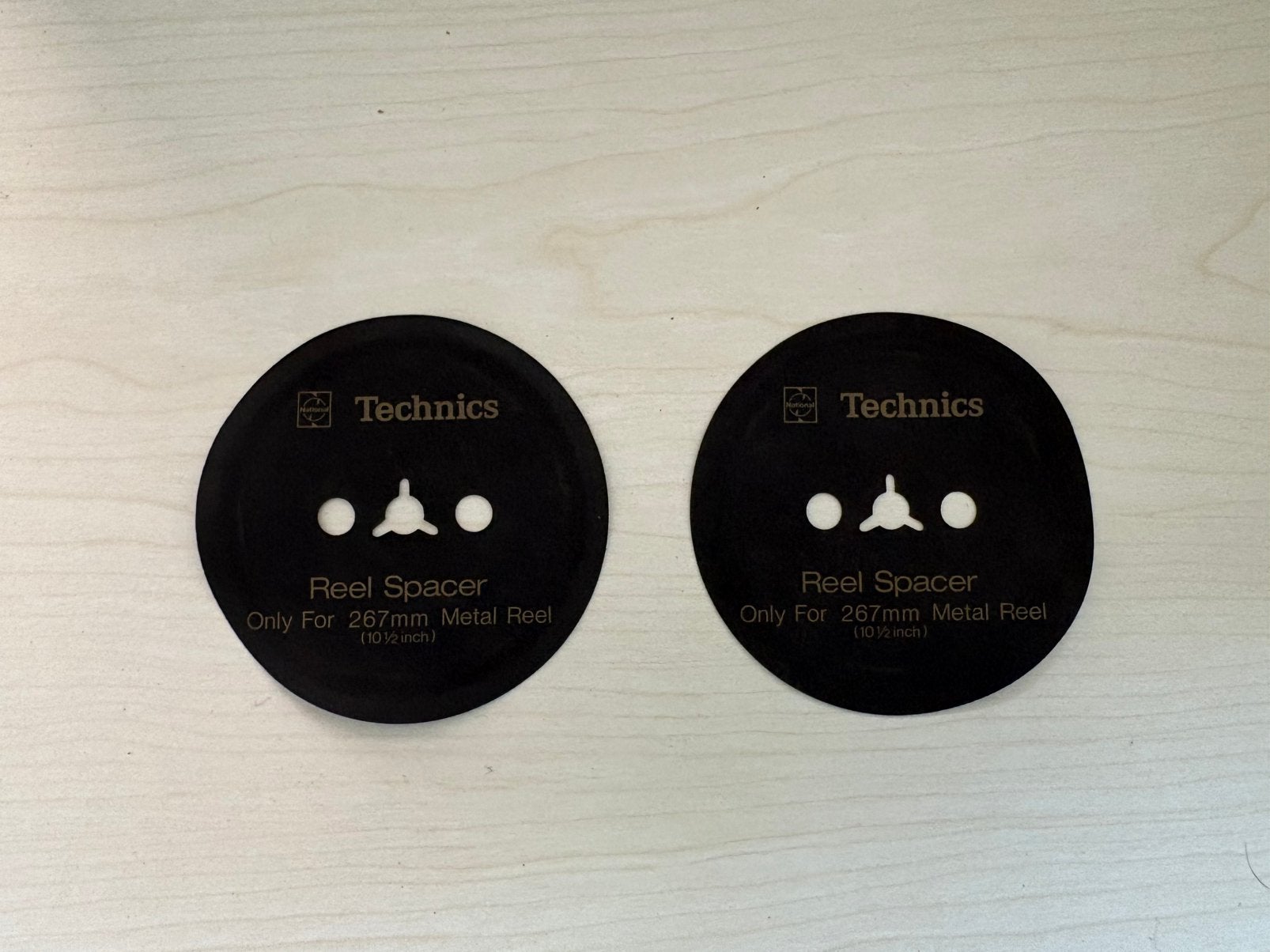 Paar spacers voor 10,5" Technics Reel Spacer Coils, Audio, Tv en Foto, Ophalen of Verzenden, Onderdeel