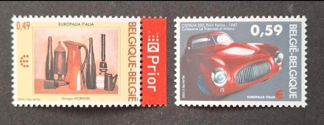 Belgique : COB 3205/06 ** Europalia 2003., Sans timbre, Neuf, Enlèvement ou Envoi, Non oblitéré