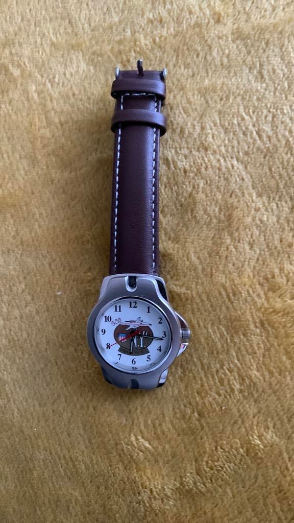 BASTOS  NYC Horloge, Leer, Staal, Polshorloge, Zo goed als nieuw