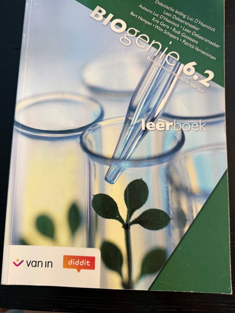 Biogenie 6.2 leerboek, Enlèvement ou Envoi, Biologie, Van In, Utilisé