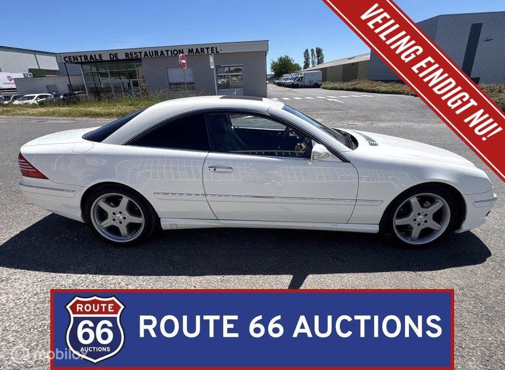 Mercedes-Benz CL 55 AMG | 2001 | Route 66 Auctions, Autos, Achat, Entreprise, Boîte manuelle, Autre carrosserie