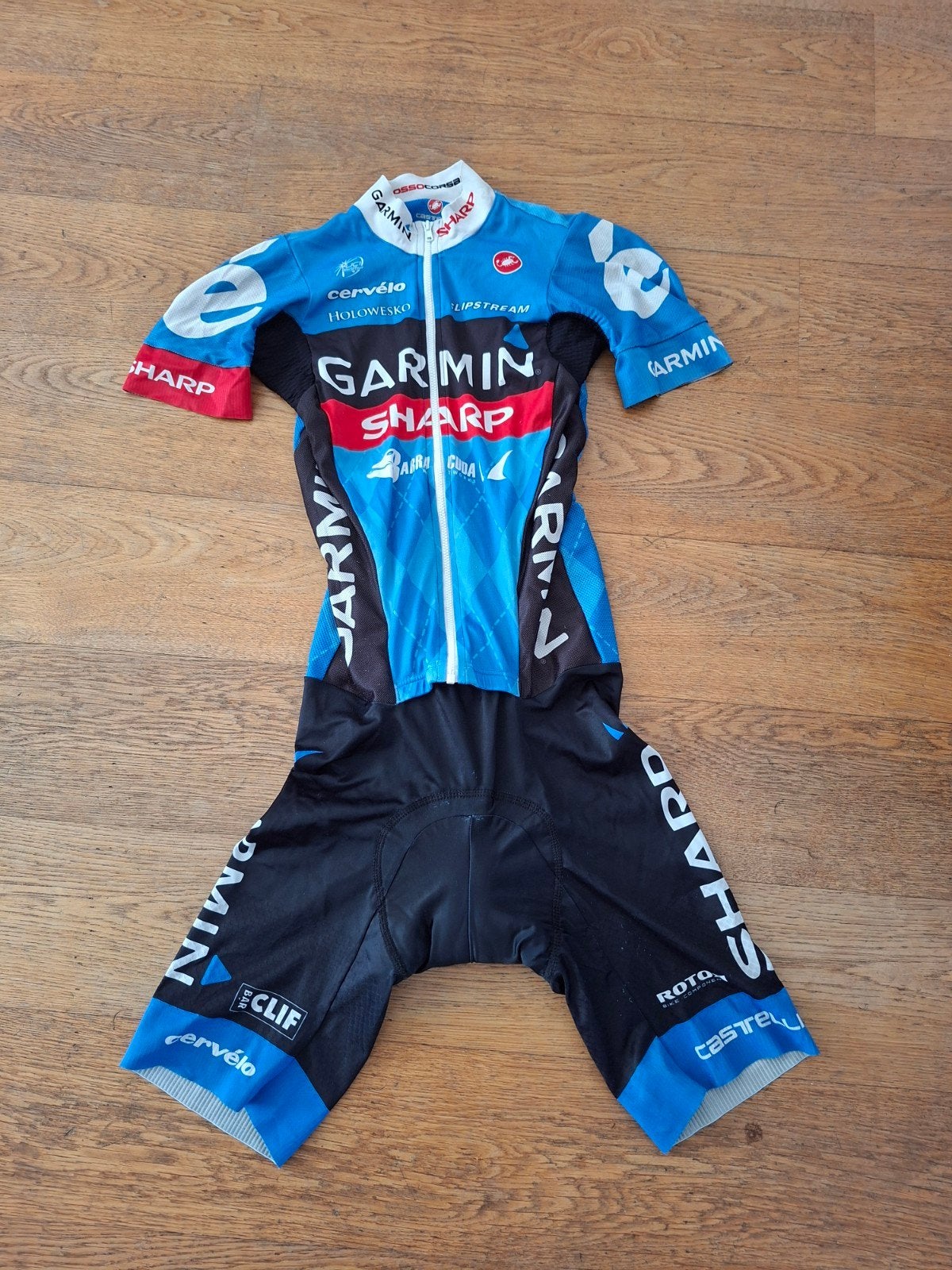 Castelli Garmin Speedsuit S, Fietsen en Brommers, Fietsaccessoires | Fietskleding, S, Verzenden