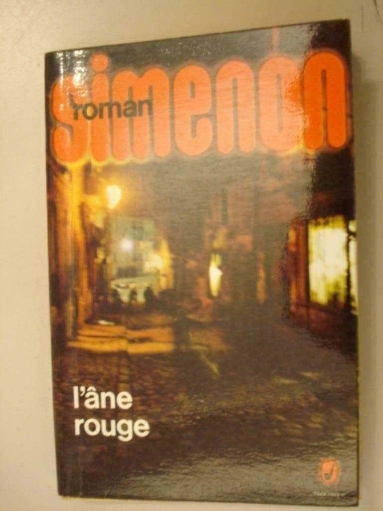 20. George Simenon Maigret l'âne rouge 1972 Le livre de poch, Adaptation télévisée, Utilisé, Georges Simenon, Envoi