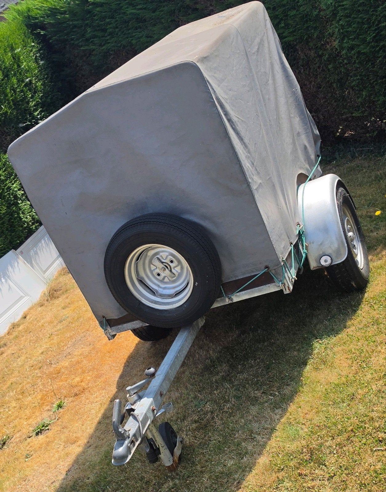 enkel as gesloten  aanhangwagen te koop, Auto diversen, Aanhangers en Bagagewagens, Ophalen