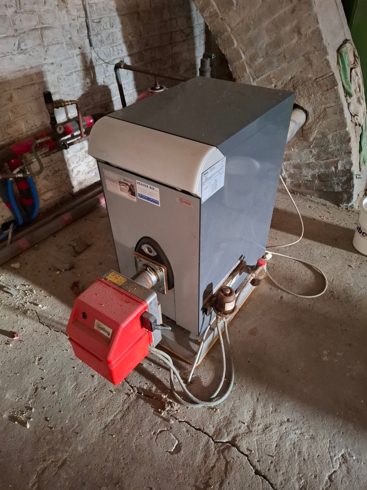 Mazoutketel, Doe-het-zelf en Bouw, Verwarming en Radiatoren, Ophalen