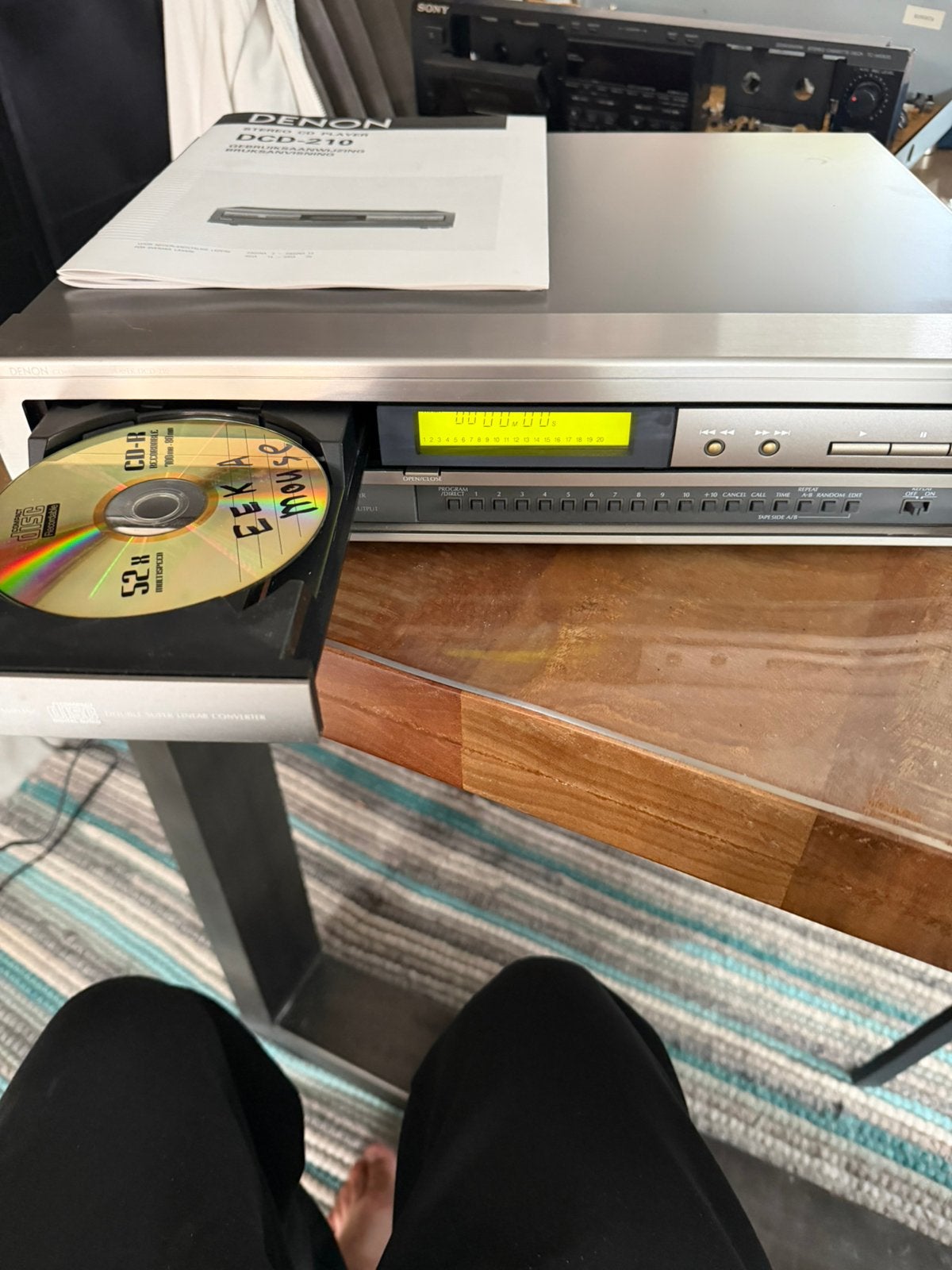Denon DCD-210 cd speler, Ophalen of Verzenden, Zo goed als nieuw