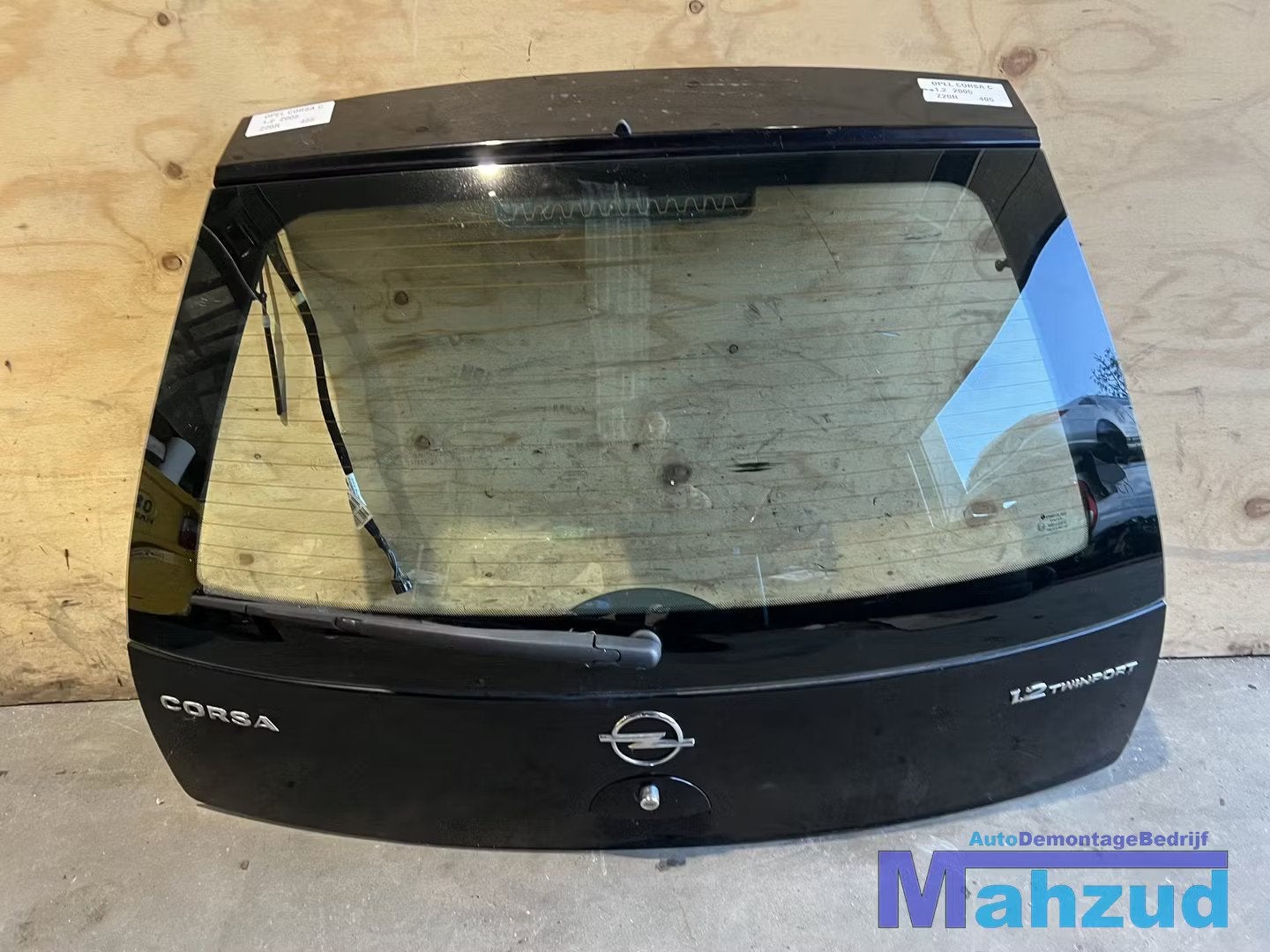 OPEL CORSA C Zwart Z20R achterklep 2000-2005, Auto-onderdelen, Gebruikt, Deur, Opel Automobile GmbH, Kontakt@opel-infoservice.de