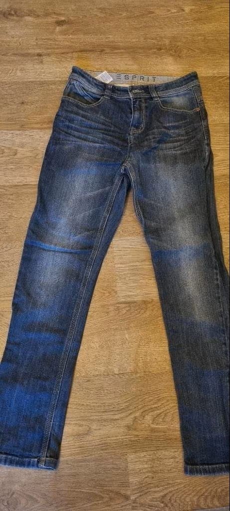 blauwe jeans broek van Esprit maat 164, Kinderen en Baby's, Broek, Jongen of Meisje, Ophalen of Verzenden, Zo goed als nieuw