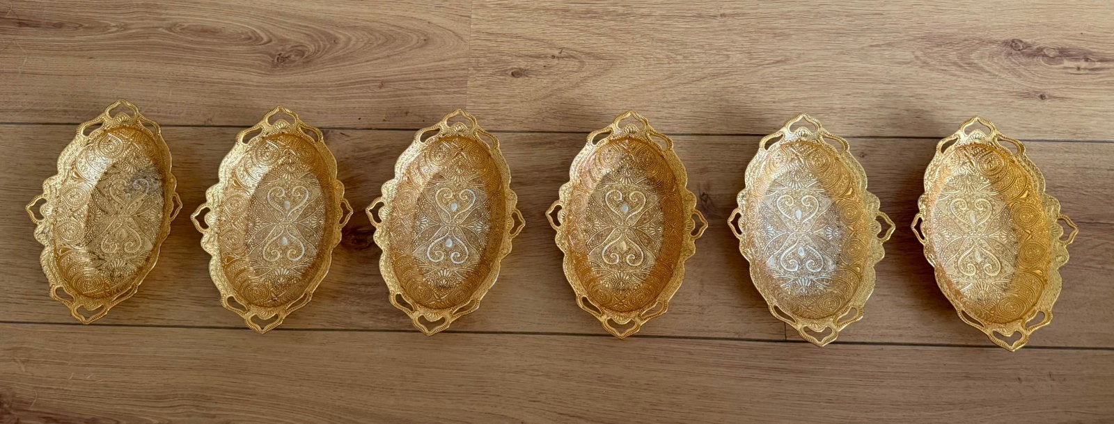 Ensemble de 6 assiettes de service vintage SENA 273 Turquie, Enlèvement ou Envoi