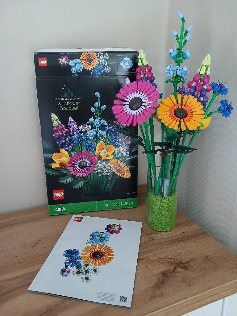 Lego Boeket met Wilde Bloemen, Enlèvement ou Envoi, Lego, Ensemble complet, Comme neuf