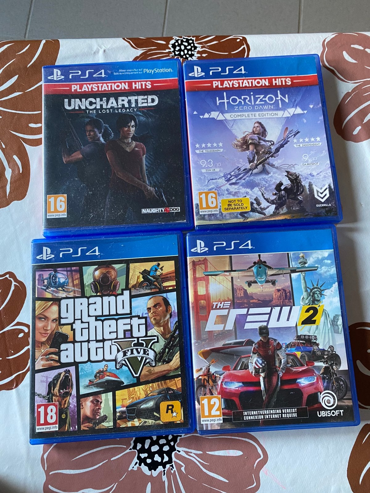 Les 4 CD Ps4 pour seulement 25 euros, Enlèvement ou Envoi, Comme neuf