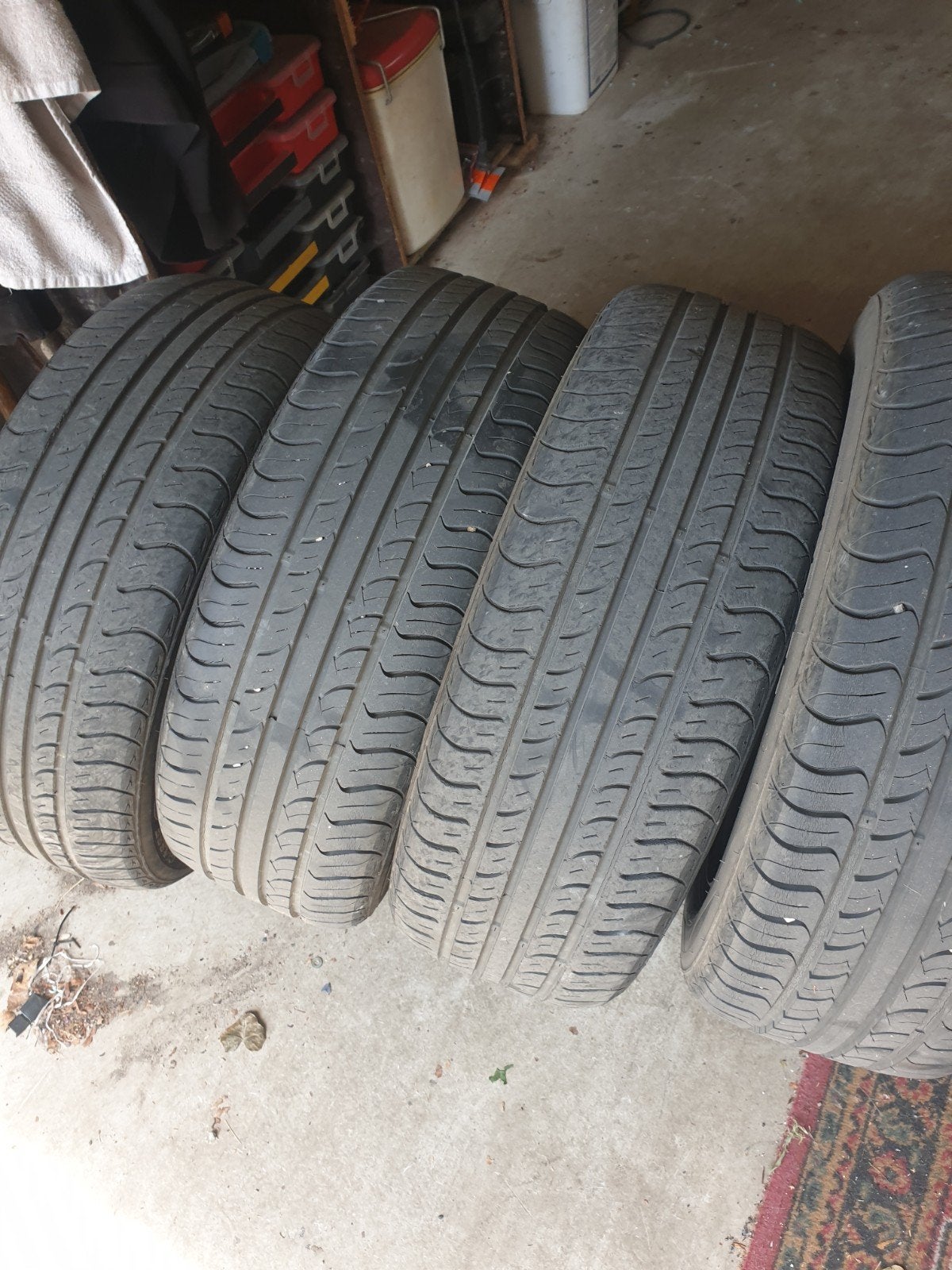 4 wielen 205/55/16    5x108+ deksels, Ophalen