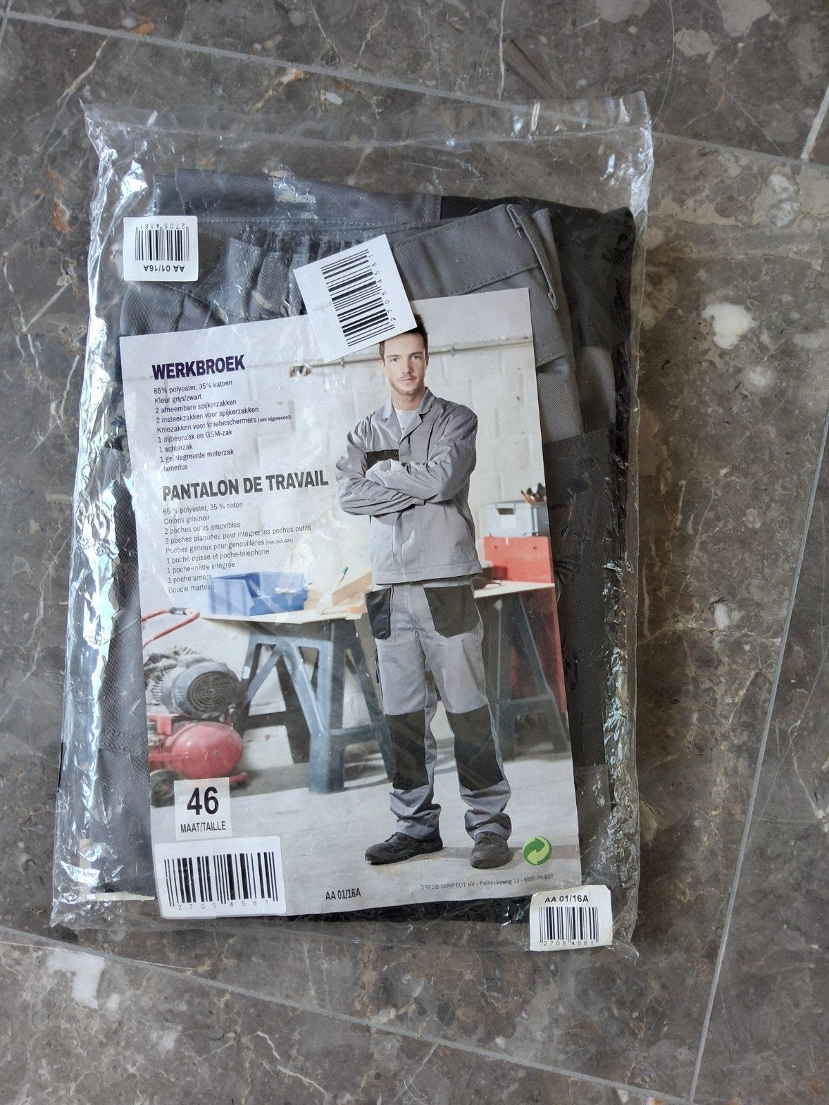 Nieuwe werkbroek Aldi – maat 46, Doe-het-zelf en Bouw, Veiligheidskleding, Ophalen of Verzenden
