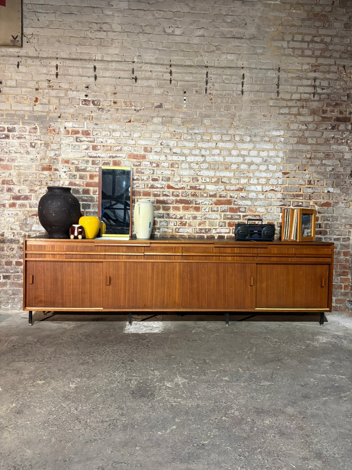 Dressoir/dressoir XXL 3m20 vintage Scandinavisch, Ophalen