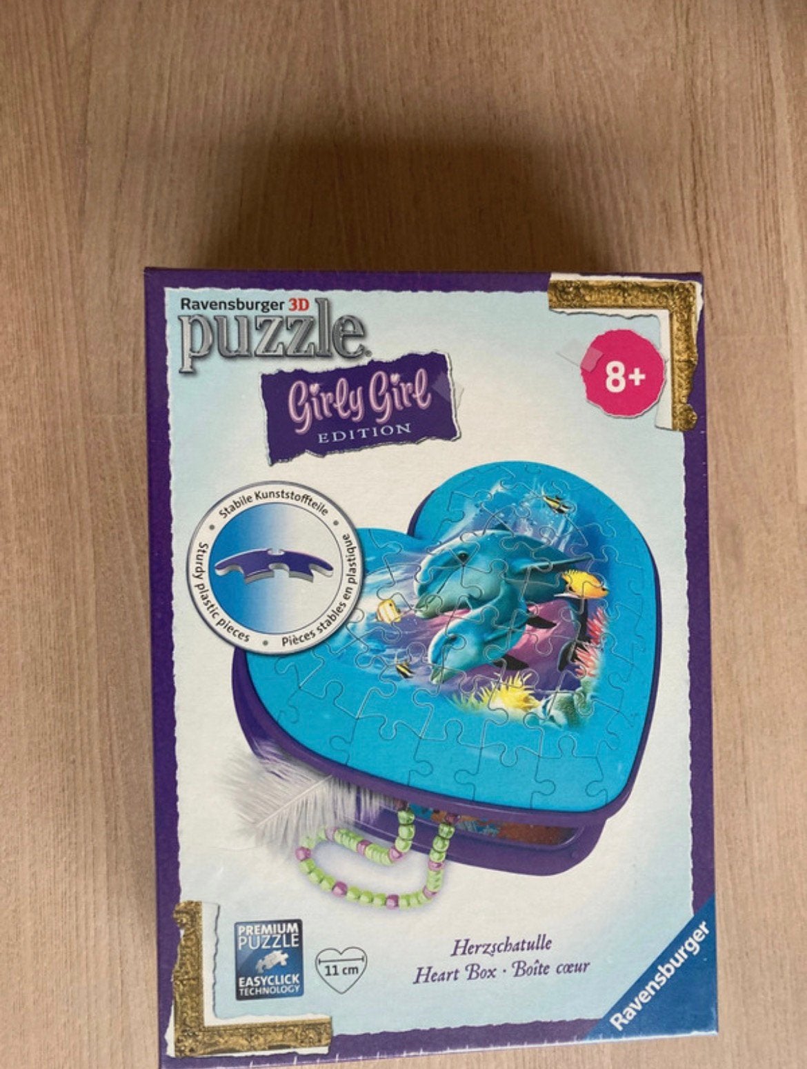 Boîte en forme de cœur avec puzzle 3D, Enlèvement ou Envoi, Neuf
