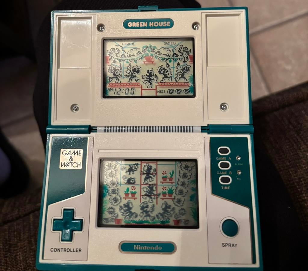 Game&Watch Nintendo Greenhouse GH-54, Games en Spelcomputers, Games | Nintendo Game Boy, 1 speler, Ophalen of Verzenden, Gebruikt