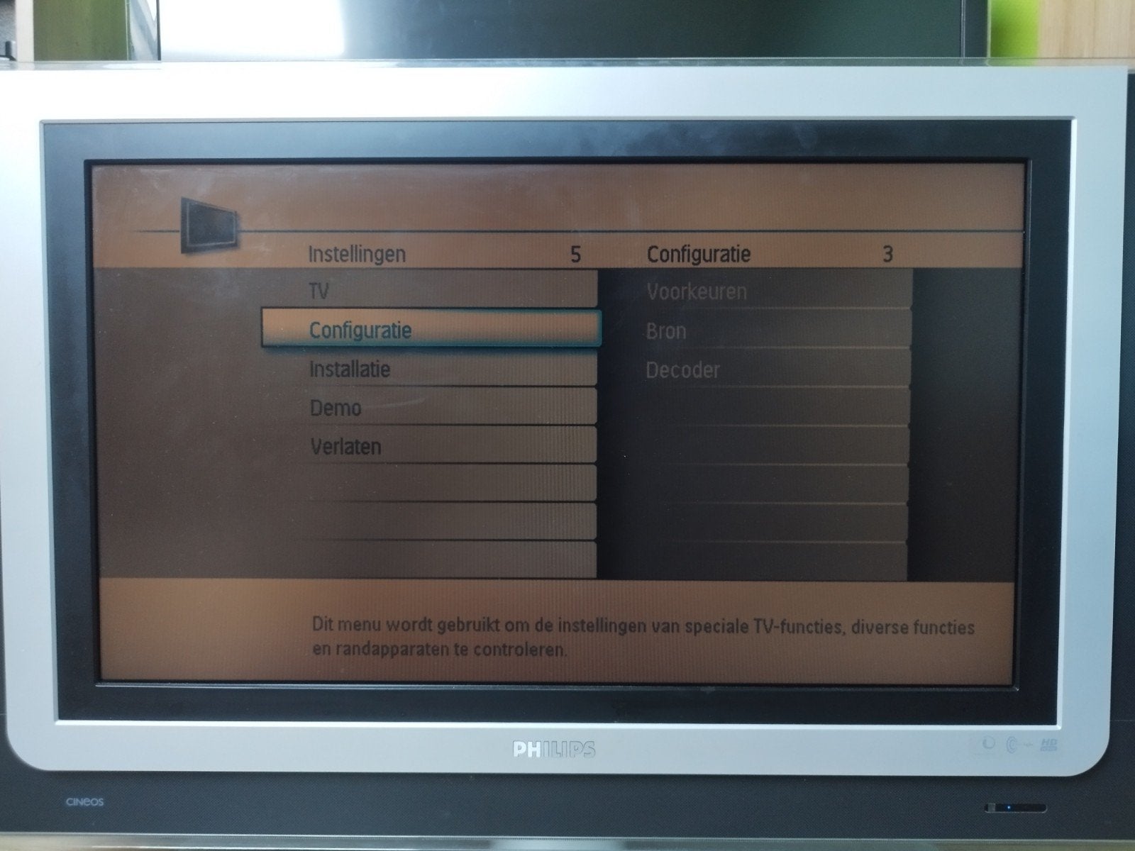 À DONNER – TV Philips 32 pouces avec Ambilight, Pas Smart TV, Audio, Tv en Foto, Ophalen, Philips, Gebruikt, LCD