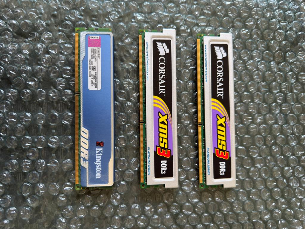 3 RAM STICKS DDR3, Computers en Software, RAM geheugen, Ophalen, Zo goed als nieuw, DDR3