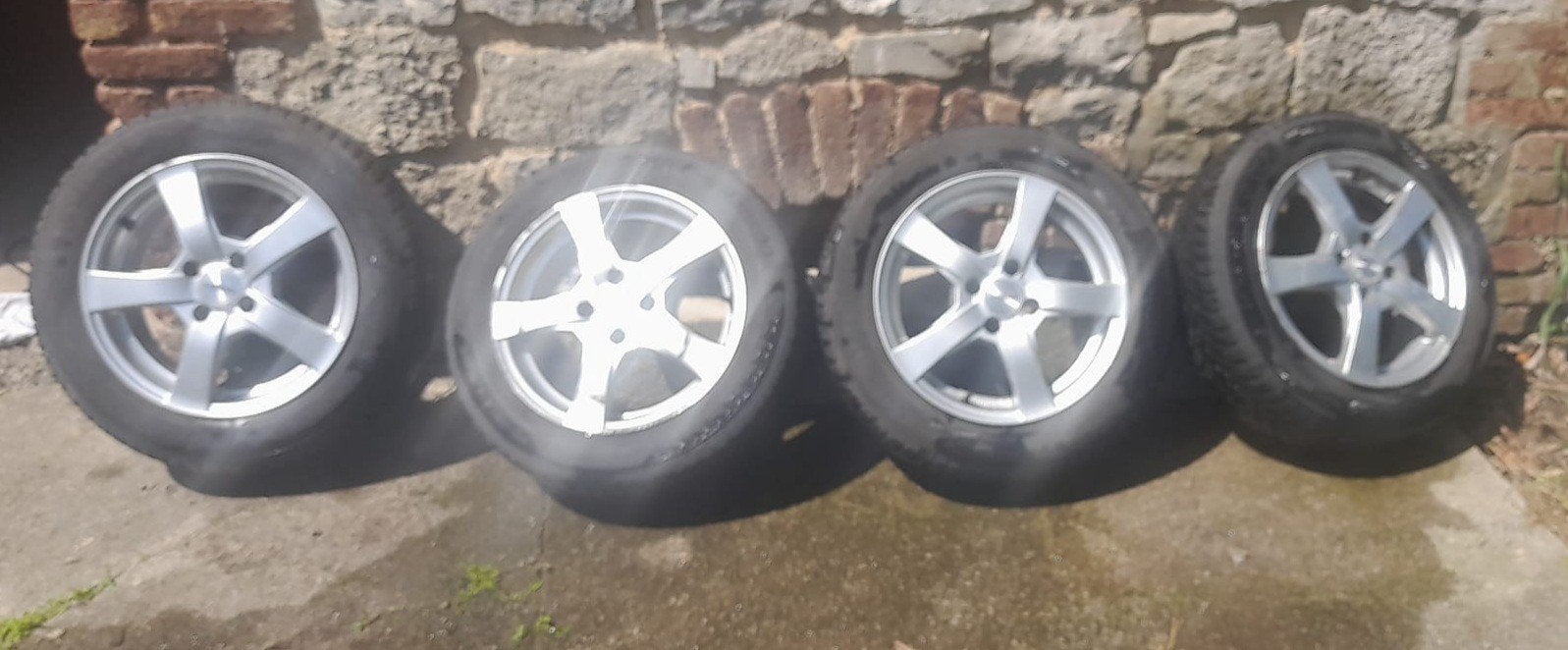 Jantes 15 pouces dezent avec pneus hiver, Auto diversen, Wieldoppen, Gebruikt, Ophalen