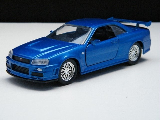 Fast Furious Nissan R34 Skyline GT-R – modelauto  1:32, Verzenden, Nieuw, Auto, Overige merken