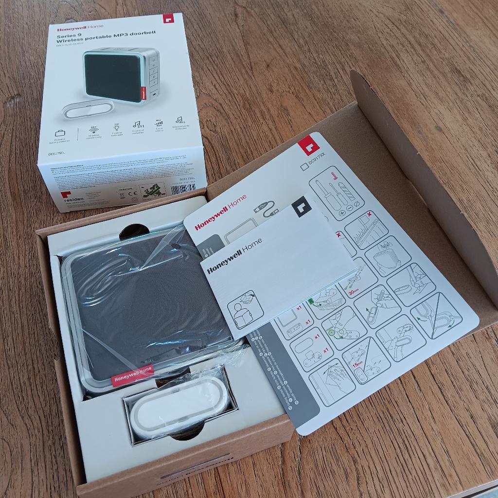 Deurbel draadloos - splinternieuw  - Honeywell DC917SGL wit, Maison & Meubles, Sonnettes, Enlèvement ou Envoi, Neuf, Sans fil