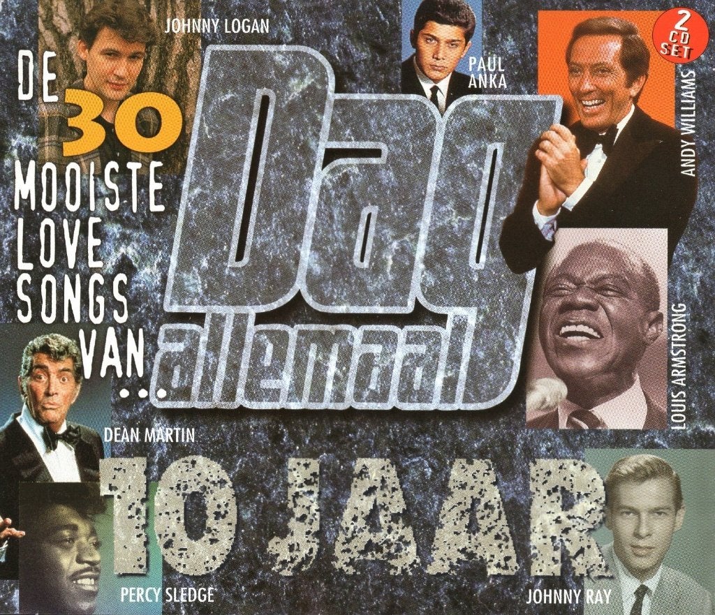 DUBBEL CD De 30 mooiste love songs van Dag allemaal, Enlèvement, Comme neuf