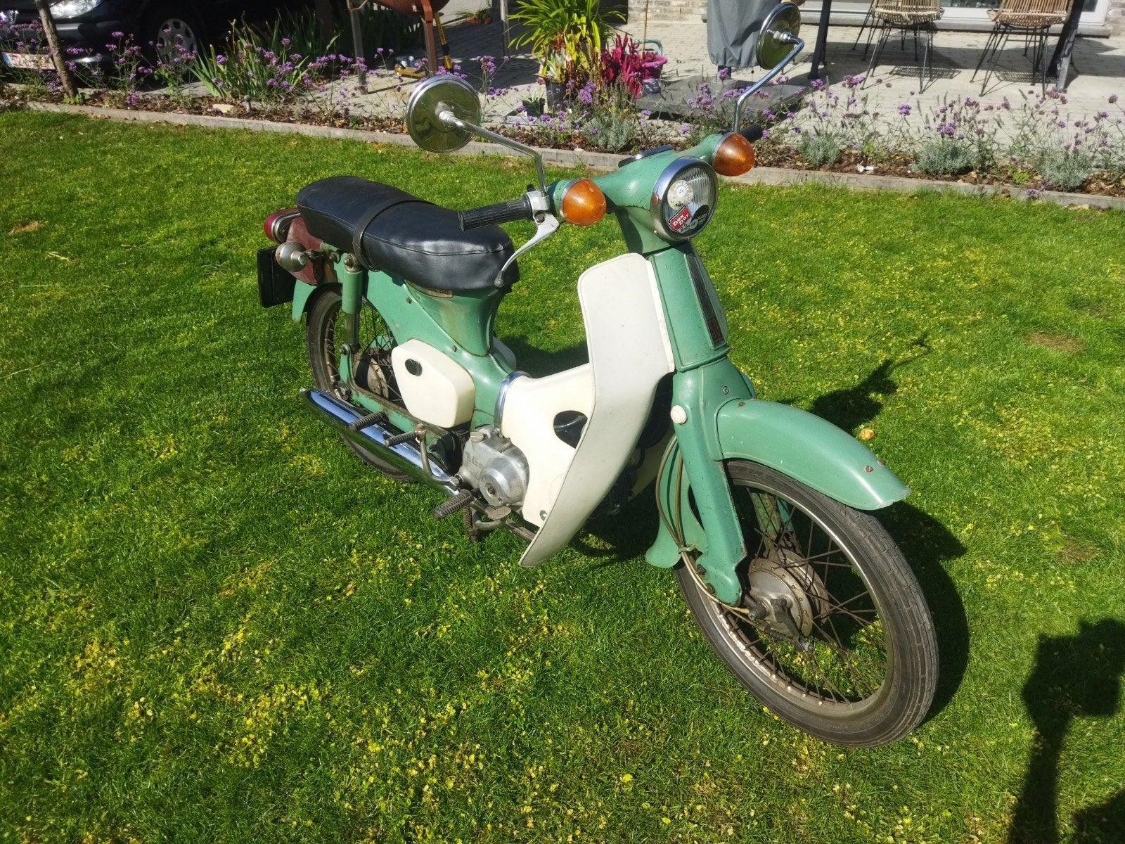 Honda C50 moto, Fietsen en Brommers, Brommers | Honda, Ophalen, Gebruikt, 72 cc, Overige modellen