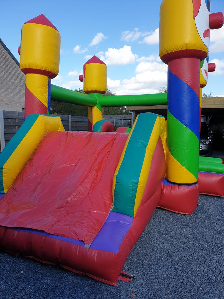 Clown Springkasteel, Enfants & Bébés, Jouets | Extérieur | Coussins gonflables, Enlèvement, Comme neuf