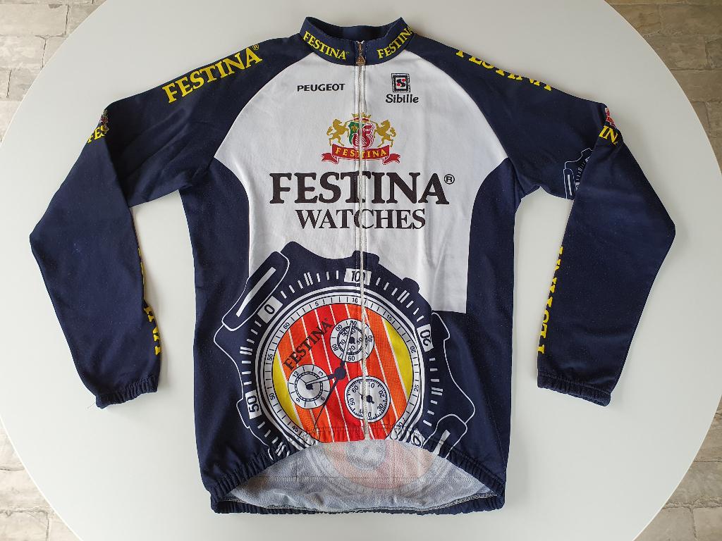 Wielertrui Festina (Sibille, maat 6), Ophalen of Verzenden, Gebruikt, Kleding
