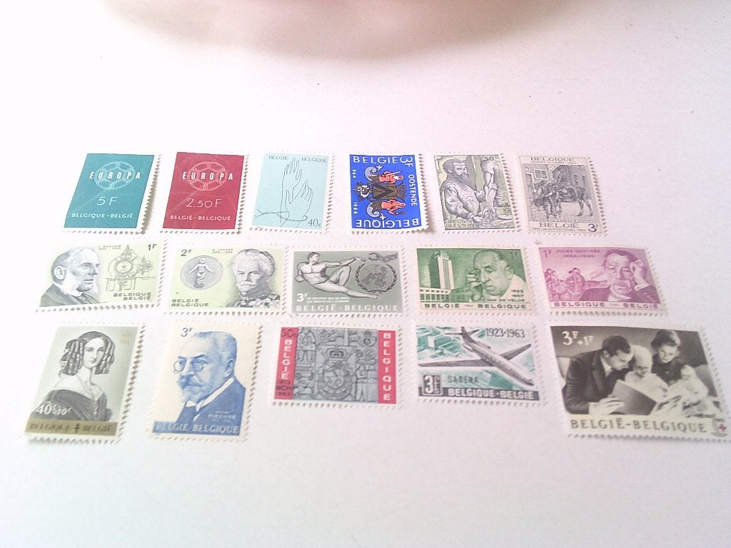 16 oude postzegels postfris, Sans timbre, Neuf, Enlèvement ou Envoi, Non oblitéré