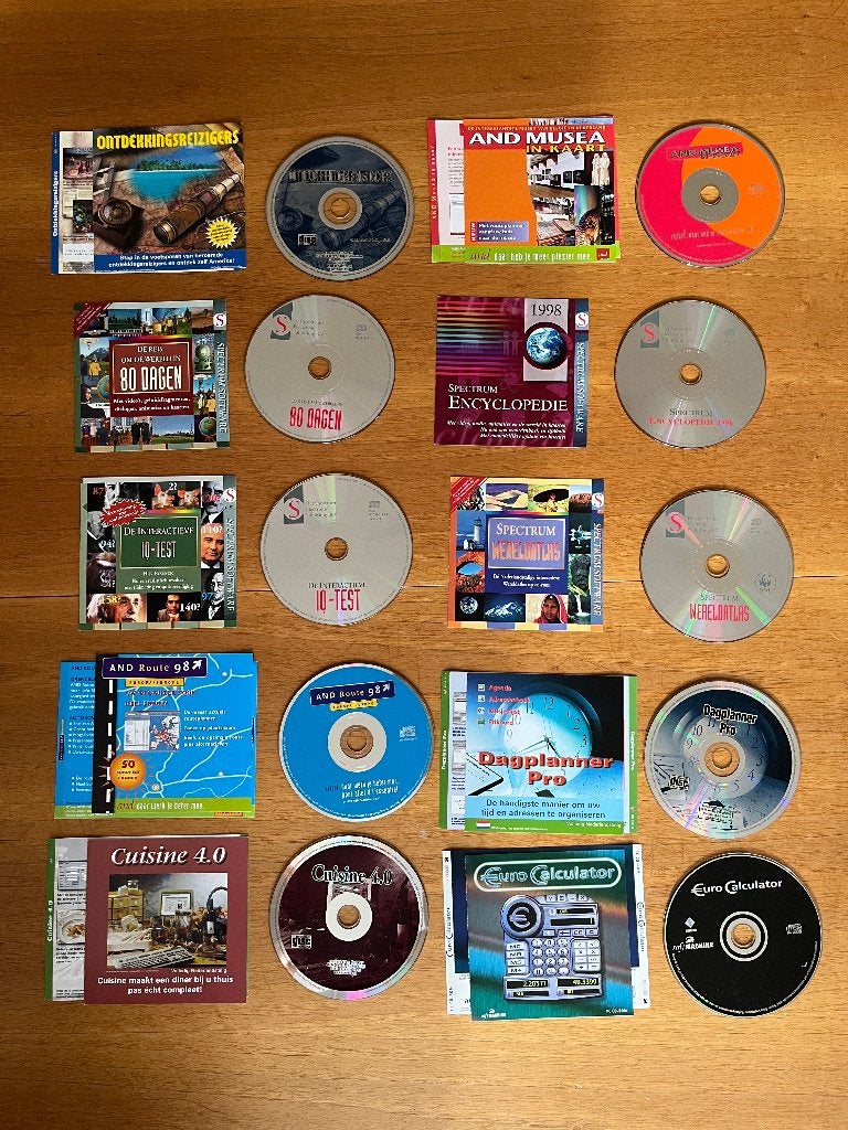 lot vintage informatieve software, Informatique & Logiciels, Logiciel d'Éducation & Cours, Enlèvement ou Envoi, Comme neuf, Windows