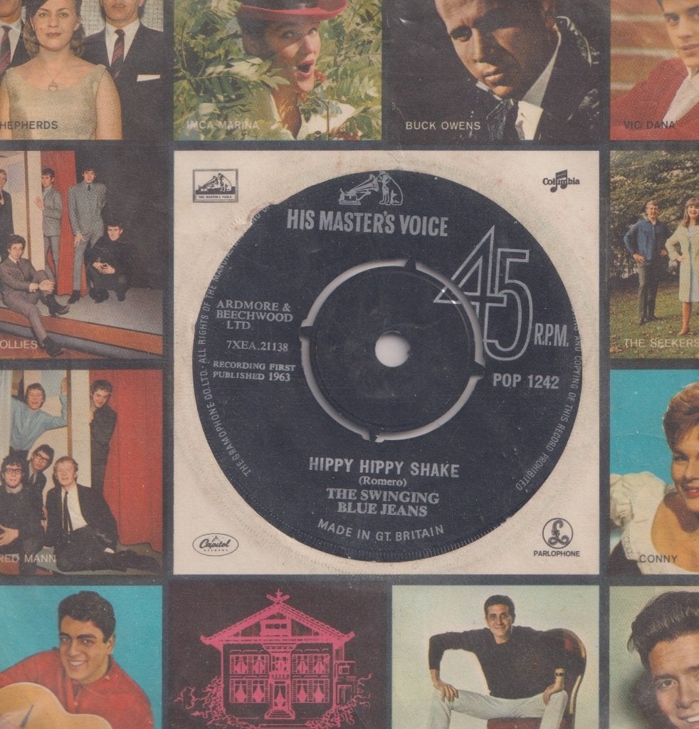 The Swinging Blue Jeans – Hippy Hippy Shake / Now I must go, Enlèvement ou Envoi, Utilisé, 7 inch, Pop