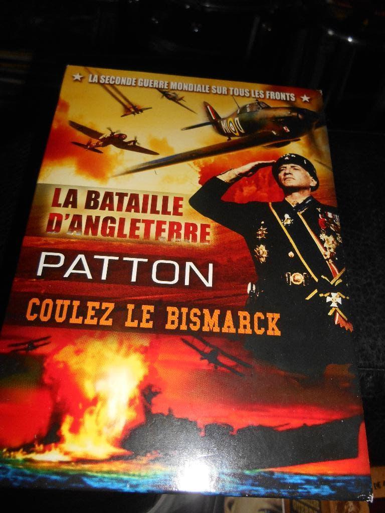 Coffret 3 DVD films sur le 2 WW (Patton/la bataille d'Anglet, Enlèvement ou Envoi, Coffret
