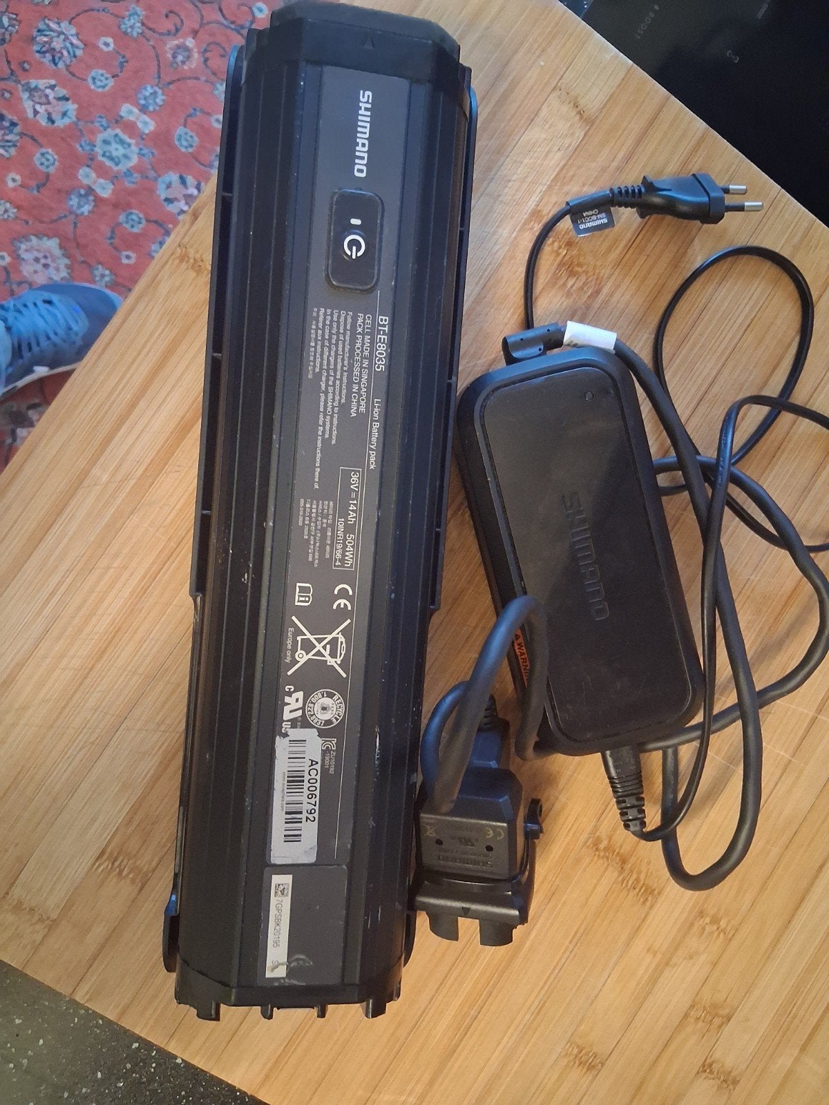 Shimano batterij BT-E8035 lithium_ion accu, Fietsen en Brommers, Ophalen