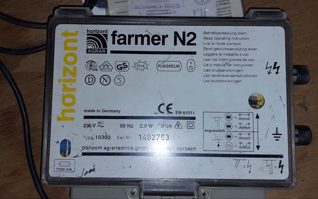 Schrikdraadapparaat Horizont Agra Farmer N2