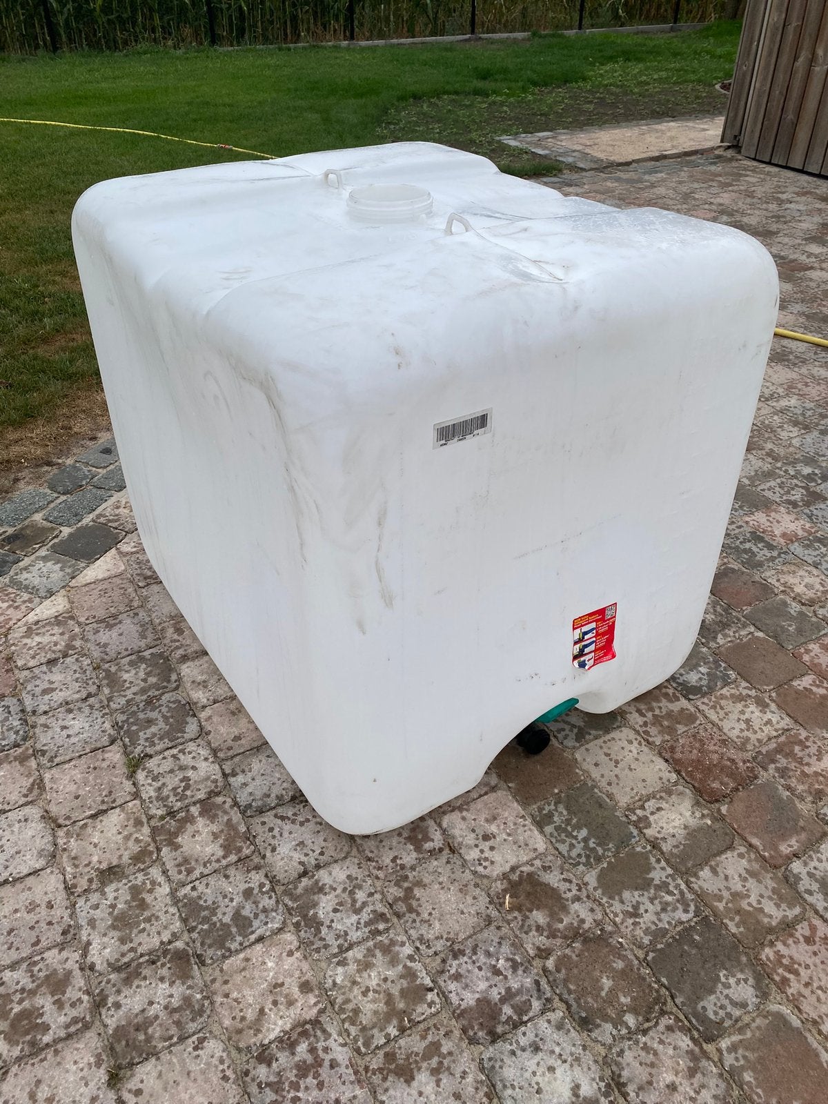 Ibc vat 1000 liter, Tuin en Terras, Ophalen, Zo goed als nieuw